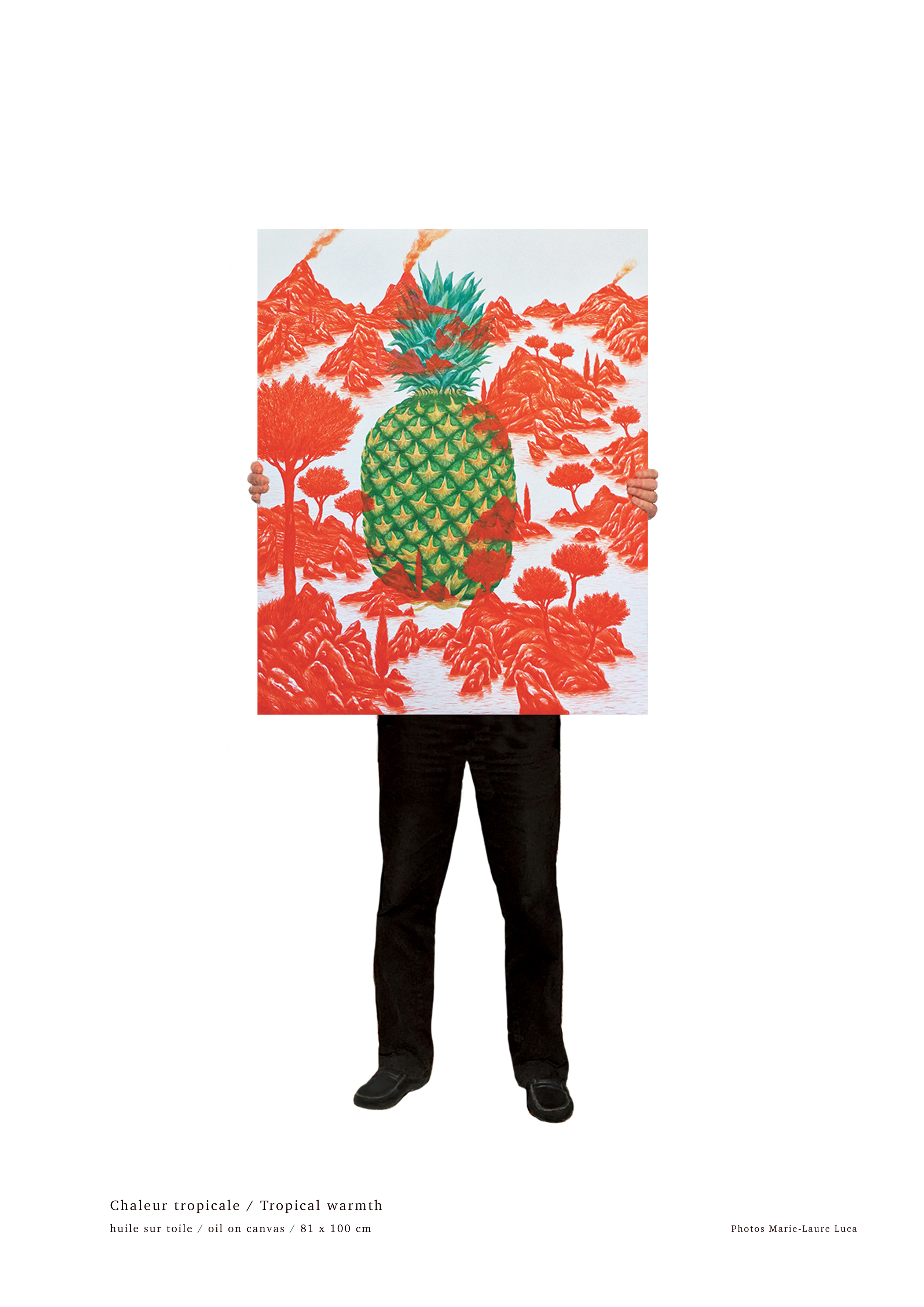 Pangaud présente dans son catalogue un ananas symbole du regard, de la richesse des formes et des couleurs.